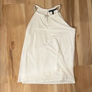 White House Black Market White Embellished Top